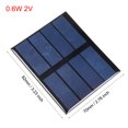 thumbnail image 2 of Unique Bargains 5Pcs 0.6W 2V Mini Module de Panneau Solaire DIY Polysilicium pour Chargeur de Jouets, 2 of 5
