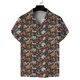 thumbnail image 2 of Camisas De Vestir Para Hombre Camisa de manga corta con flores para hombre, estilo playero de verano, informal, relajada, para perezosos (D, XL), 2 of 3