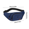 thumbnail image 3 of Bolsa de pecho cruzada para exterior para hombres, mujer, mochila pequeña tipo bandolera con poliéster resistente al agua, bolsa ligera para senderismo y ciclismo para el móvil y llaves de cartera, 3 of 6