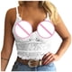 thumbnail image 4 of Chaleco de mujer Crop Sujetador inalámbrico Lencería Sexy con cuello en V Ropa interior Camisola Fridja nalpqowj9267, 4 of 8