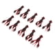 thumbnail image 3 of Cebos de Señuelos Blandos Artificiales 10 Piezas Cebos de un Anzuelo de Agua Dulce Vívidos Suaves Aparejos de Pesca para Pesca de Lubina ANGGREK  Otros, 3 of 8