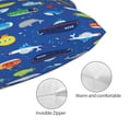 thumbnail image 3 of Naloa Submarines And Whales Pillow Covers, Throw Pillow Case Cushion Covers,Cushion for Bedroom,Couch,Home-20"x30", 3 of 6