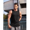 thumbnail image 3 of COOFANDY Men's 3 Pack Workout Tank Tops Sleeveless Gym Shirts Bodybuilding Fitness Muscle Tee Shirts, 3 of 9