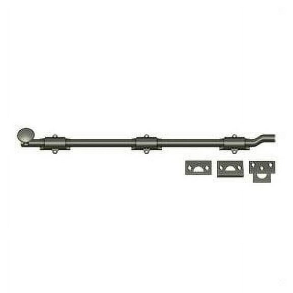 Deltana Fpg18 18" Long Surface Door Security Bolt - Nickel