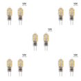 thumbnail image 3 of Toystoory Mini bombilla LED de 2 uds., luces nocturnas emisoras de luz de 360 ​​grados para candelabros, lámparas de mesa, iluminación de armario AC/DC12V blanco cálido 5piezas Toystoory CBP167219, 3 of 5