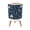 Color 2, variant on Coastal Small Trash Can with Lid Vintage Beach Fish Anchor Geometric 1.8 Gallon Dog Proof Trash Can Round Garbage Can Waste Bin Wastebasket for Bathroom Bedroom Living Room