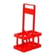 thumbnail image 3 of Portabotellas de agua deportiva shamjiam plegable rojo con asa para 2 botellas, 3 of 8