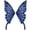 Dark Blue, variant on KHONTS 1 Pair Fairy Wings DIY Garment Dress Supplies Sew on Patches Butterfly Lace Appliques Embroidery Collar Neckline Trims Embellishments Gold One Size