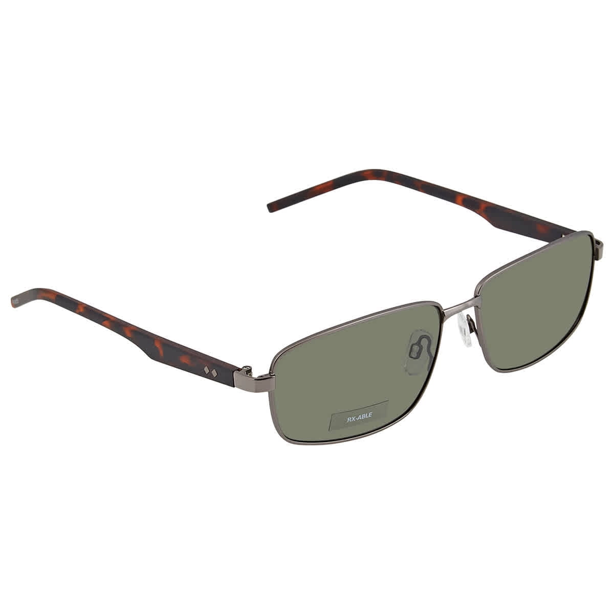 Polaroid Polarized Green Rectangular Men's Sunglasses PLD 2041/S