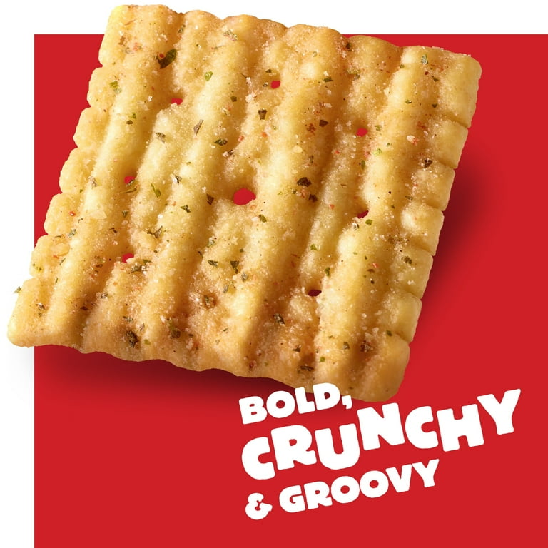 Cheez-It Zesty Cheddar Ranch Cheese Crackers 9 oz, Crunchy Ridged