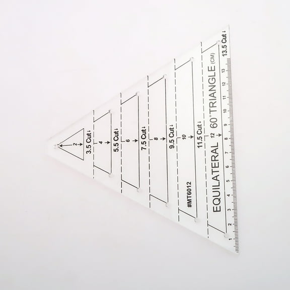 ruler for sewing Patchwork Ruler 60 Degree Triangle Quilting Ruler Patchwork Acrylic Template Sewing Accessories