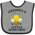 thumbnail image 3 of Inktastic Cute Bee Grandpa's Little Honeybee with Stars Boys or Girls Baby Bib, 3 of 4