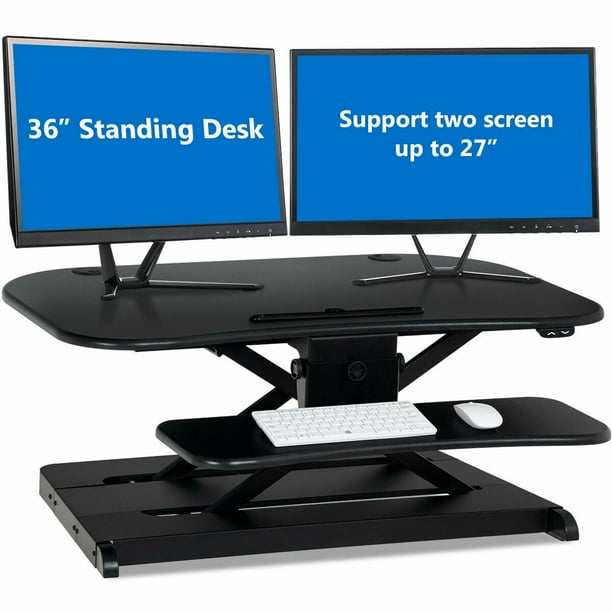 Goplus Electric Standing Desk Height Adjustable Tabletop Sit To Stand