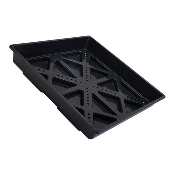 TABLZONE Black Plastic Plant Germination Tray with Heat Insulation for Garden and Roof Use