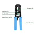 thumbnail image 3 of Crimp Pliers, Alloy Steel PP 8P 6P 4P Wire Crimping Tool Safe  Multipurpose  for Maintenance, 3 of 7