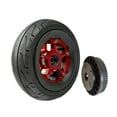 thumbnail image 3 of Piezas de repuesto versátiles de la rueda de neumáticos para el scooter eléctrico Rueda trasera roja, 3 of 8
