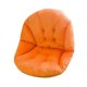 thumbnail image 3 of Cojín para hamaca mecedora con respaldo, 45x45 cm. Cojín para asiento de cesta colgante. Naranja, 3 of 9