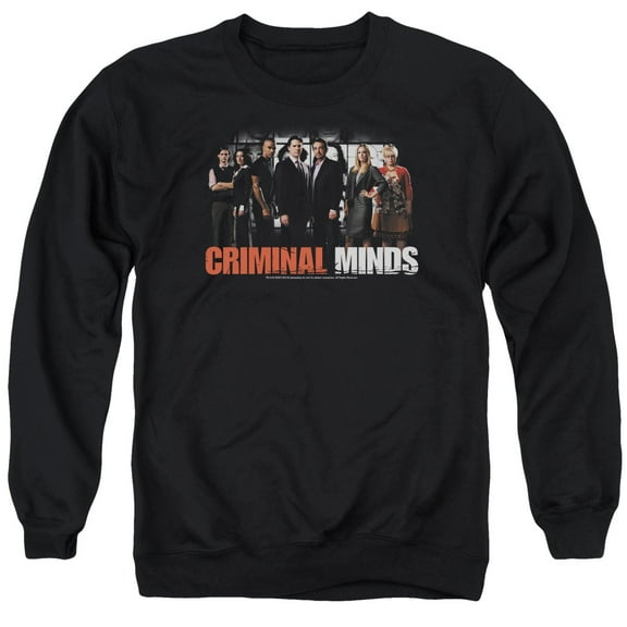 Men's Criminal Minds The Brain Trust Sweatshirt X-Large Black