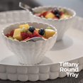 thumbnail image 2 of Guzzini Tiffany Round Tray - White, White, 2 of 7