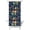 White-84, variant on Waterproof Pioneer Shower Curtain 36x72 Inch Polyester Unique Colorful Floral Shower Curtain for Bathroom Hotel Home Decor with 7 Plastic Hooks