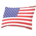 thumbnail image 2 of United States America Flag Velvet Oblong Lumbar Plush Throw Pillow Cover/Shams Cushion Case - 20x26in - Decorative Invisible Zipper Design for Couch Sofa Pillowcase Only, 2 of 5
