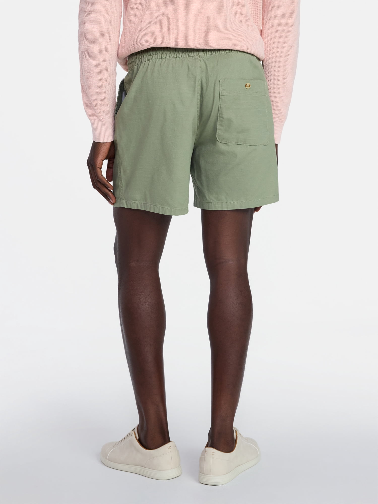 George Men's & Big Men's Modern Fit Slub Pull-On Shorts, Sizes S-3XL