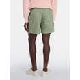thumbnail image 3 of George Men's and Big Men's Slub Pull On Shorts, 6" Inseam, Sizes S-3XL, 3 of 5