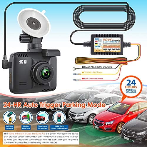 Rove dash cam hardwire kit deals
