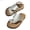 Gold, variant on Girls' Large Sized Retro Style Sequined Flip Flops With Soft Soles Casual Wear And Beach Use Lightweight And With Separate Toes Girls Sandals Flat Comfortable Size 9 M