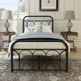 thumbnail image 3 of alazyhome Twin Platform Metal Bed Frame, Easy Assembly, Black, 3 of 6
