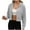 Gray, variant on tarylea Hoodies for Women Drawstring Full Zipper Sweatshirt Long Sleeve Solid Color Crop Tops Casual Fitting Workout Running Tops