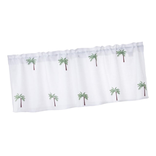 Cortina de ventana Sunnimix cortina de bolsillo de barra 132cmx46cm