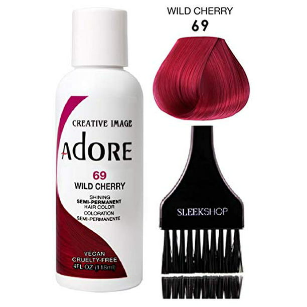 ADORE Creative Image Shining SEMI-PERMANENT Hair Color (w/ brush) No  Ammonia - 69 Wild Cherry 