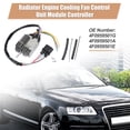 thumbnail image 2 of Unique Bargains 1 Ensemble Radiateur Moteur Ventilateur de Refroidissement Unité de Commande Module Contrôleur pour Audi A6 3.0L 2009-2011, 2 of 7