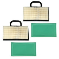 HQRP 2-pack Air Filter Cartridge w/ Pre-cleaner for John Deere GY20575, GY21056, MIU11286 Replacement fits D140, D130, Z425 Lawn Tractor