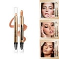 thumbnail image 2 of MesaSe 2.5g Highlighter Eyeshadow Pencil Long Lasting Waterproof Sweat Proof Matte Fine Texture Eye Makeup Multicolor Double-ended Eyeshadow Pencil for Dating, 2 of 10