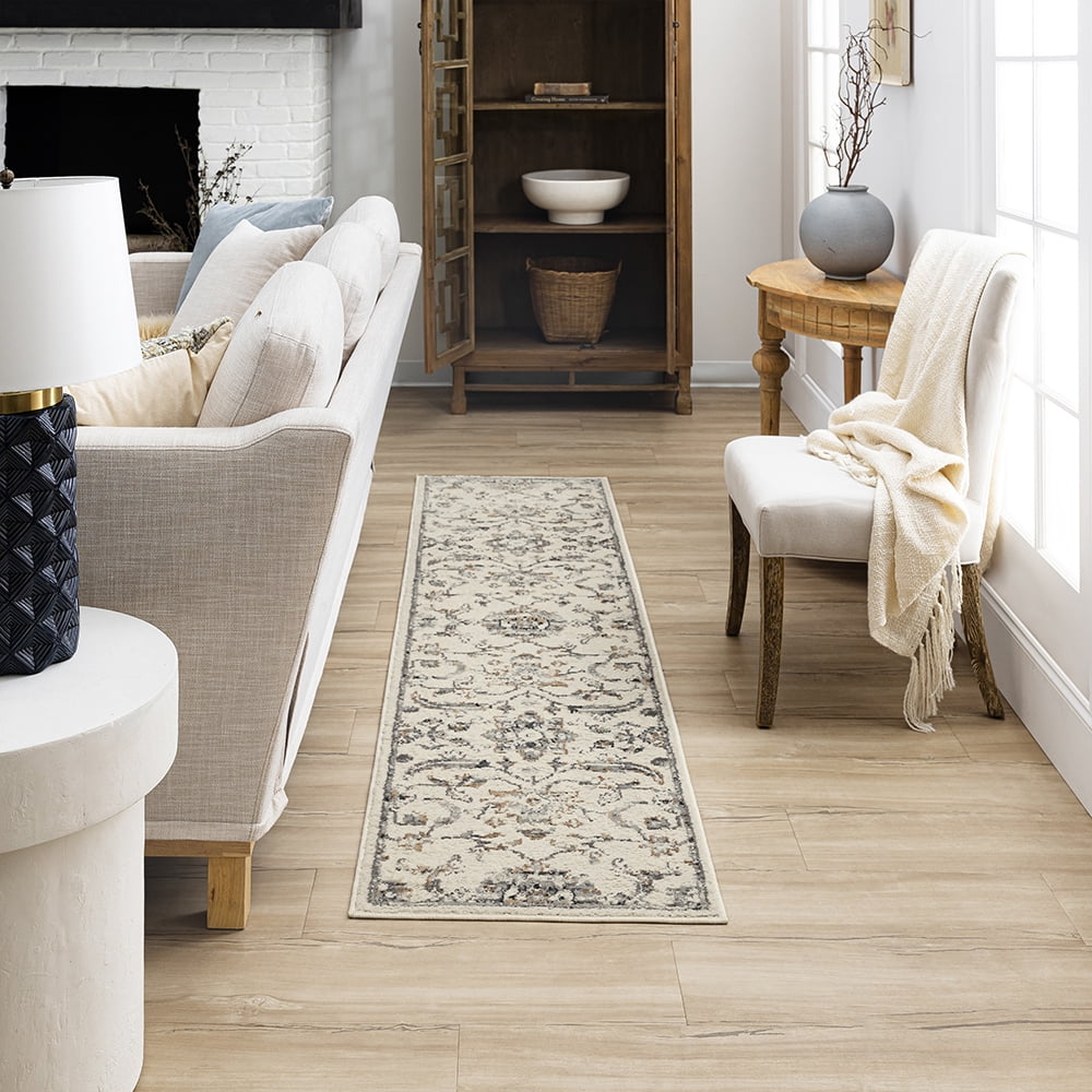 Mohawk Home Cadmus Indoor Woven Area Rug, Grey, 2' x 8'