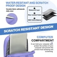 thumbnail image 5 of DAKIMOE Travel Backpack for Women Men Laptop Backpack with Computer Compartment Waterproof Large Capacity Wear Resistant Scratch-proof for Travel College Bussiness School, Light Purple, 5 of 9