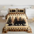 thumbnail image 2 of Homewish Bear Family Animal Full Size Comforter Sets for Adult, Jungle Wildlife Bedding Comforter Set, Rustic Farmhouse Reversible Bedding Sets, Ultra Soft Bedroom Decor, 3pcs, 2 of 8