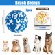 thumbnail image 2 of Pelota de goma para perros duradera y de alta elasticidad, pelota interactiva resistente y duradera, juguete acuático de entrenamiento dental duradero para perros pequeños y medianos., 2 of 5
