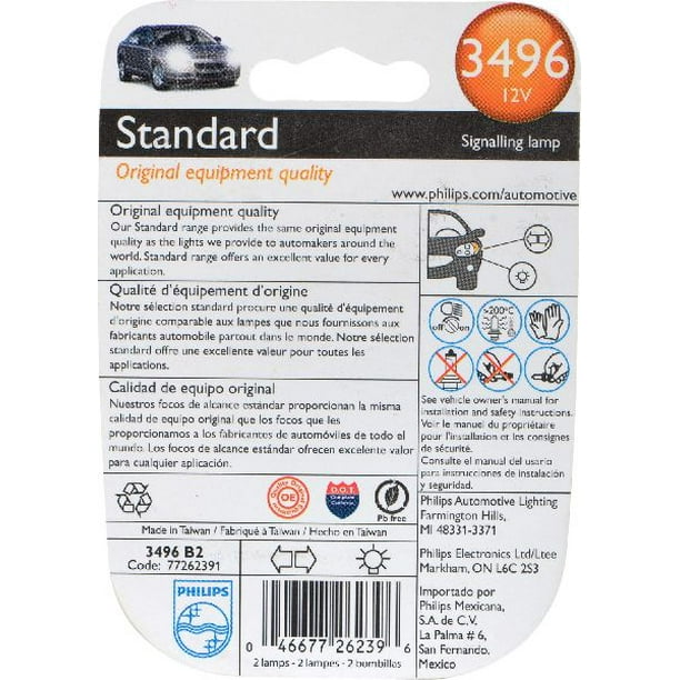 Oe Replacement For 1992 1998 Honda Civic Front Turn Signal Light Bulb Cx Dx Ex Ex R Gx Hx Lx Si Vx Walmart Com Walmart Com
