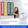 thumbnail image 4 of Hanging Pocket Chart, Clear Classroom Pocket Chart 4 Column  For Pictures, 4 of 8