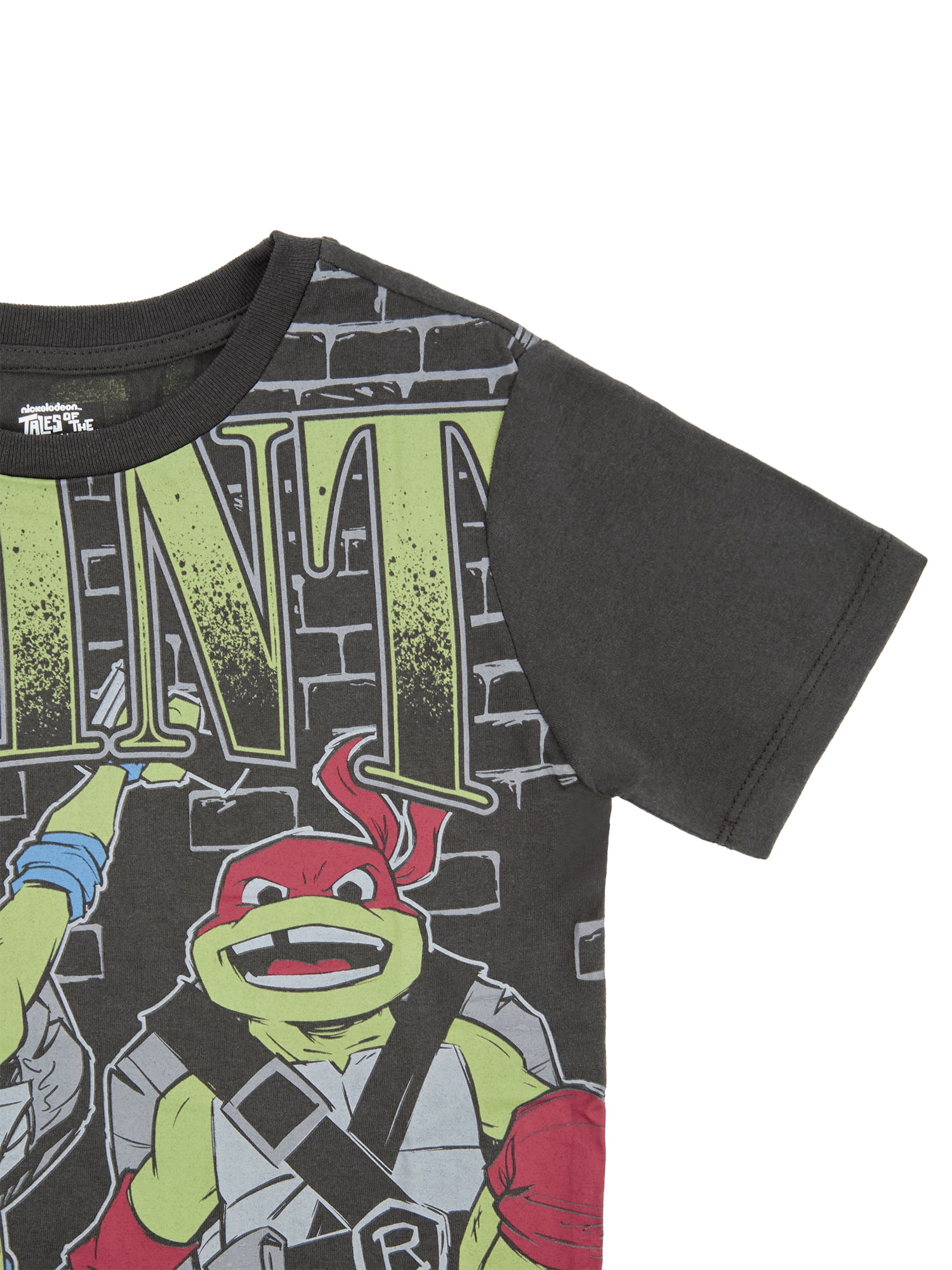 Teenage Mutant Ninja Turtles Boys Graphic Tee with Short Sleeves, Sizes 4-18