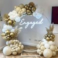 thumbnail image 5 of White Balloons 140 pcs Different Sizes of 18 12 10 5 Inch White Sand Balloons Arch Kit Garland for Wedding Baby Shower Birthday Bridal Shower Graduation Engagement Party Decorations, 5 of 7