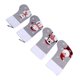 thumbnail image 5 of Uadme 4 Piezas Medias Navideñas Pingüino De Dibujos Animados Oso Papá Noel Muñeco De Nieve Estampado De Medias Navideñas para Fiestas Navideñas En Familia, 5 of 5