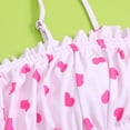 thumbnail image 6 of Xijirk Girls Swimsuit,Swimwear Two Piece Bathing Suit Cute Comfort Fit Smooth Material Outfit for Sunny Days and Water Activities,Z08 Pink,6-8 Years, 6 of 9