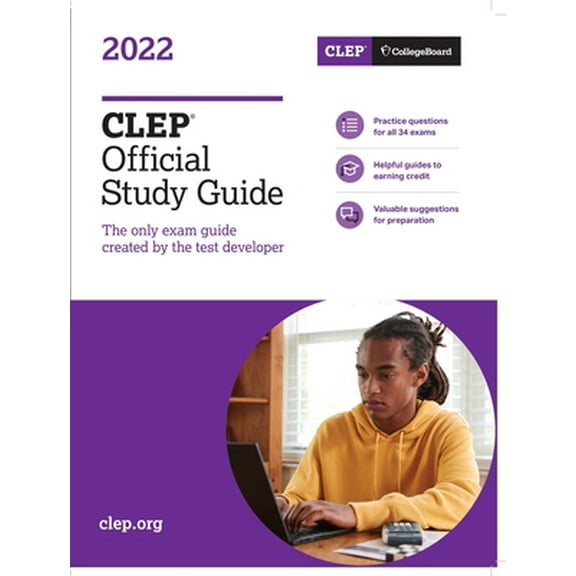 Pre-Owned CLEP Official Study Guide 2022 (Paperback) 1457315378 9781457315374