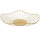 thumbnail image 1 of Golden Metal Wire Fruit Basket for Decoration with Large Capacity and Simple Style Fits Any Scene, 1 of 5
