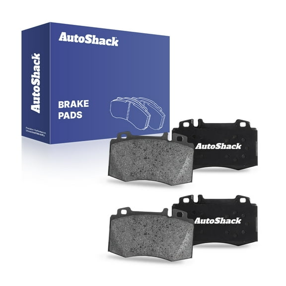 AutoShack Front Driver and Passenger Side Ceramic Brake Pad Kit Replacement for Mercedes E350 SL550 CLS550 CLK550 E550 SLK55 AMG C350 SL500 S430 S500 CL500 CL600 S600 CLK500 E500 ML500 E55 AMG 4WD RWD