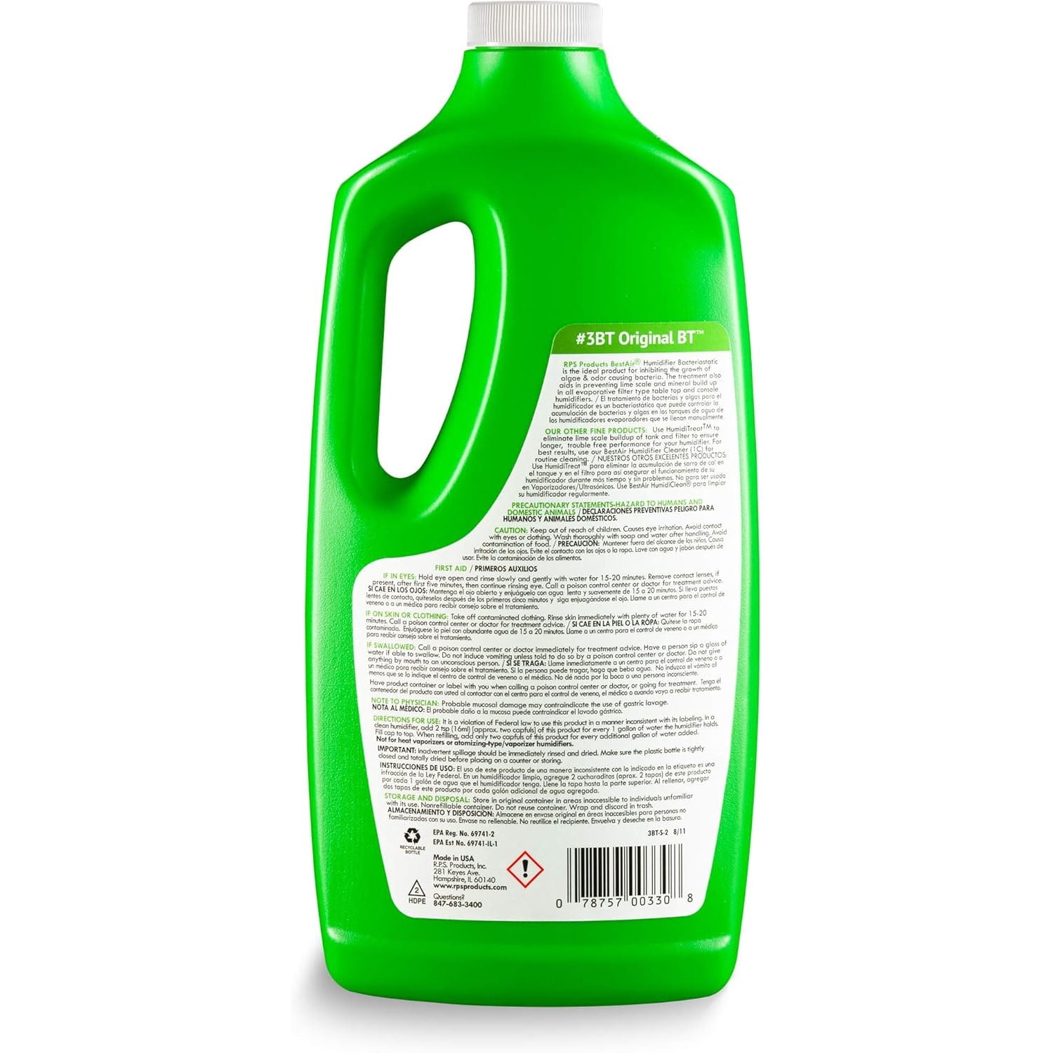 BestAir 3BT Original BT Humidifier Bacteriostatic Water Treatment, 32oz 3 Pack